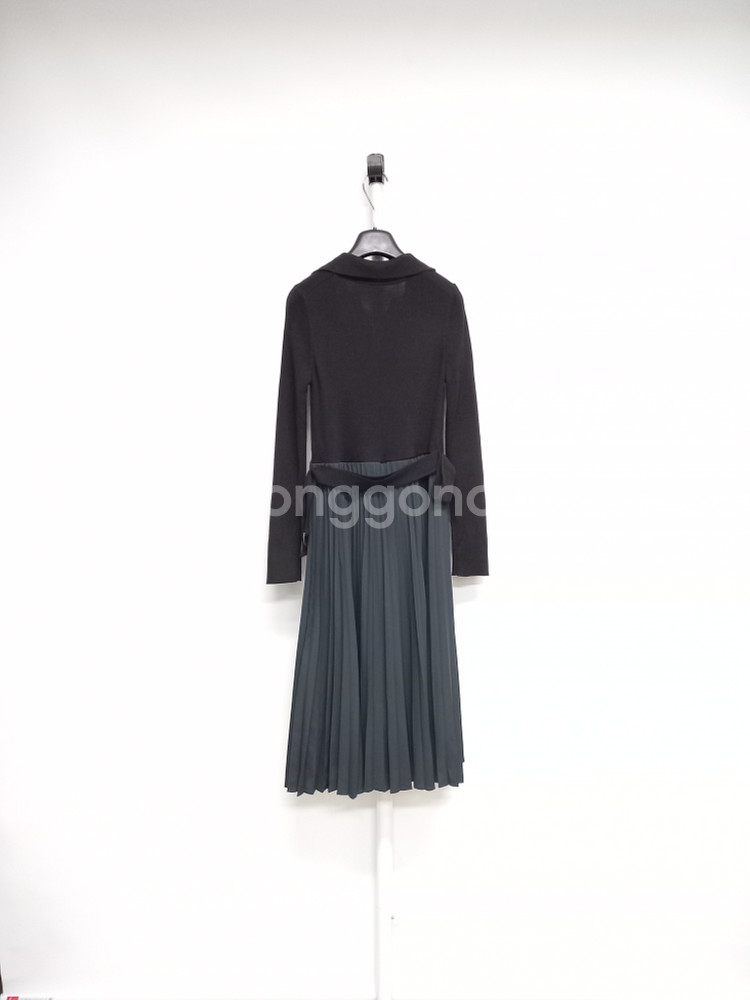 주크 ZOOC 춘추 니트 플리츠 맥시 롱 원피스 44.--1