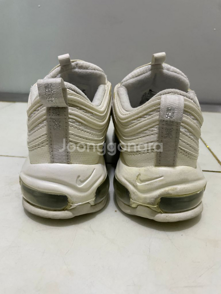 나이키 에어맥스97 트리플 화이트 (235사이즈)--3