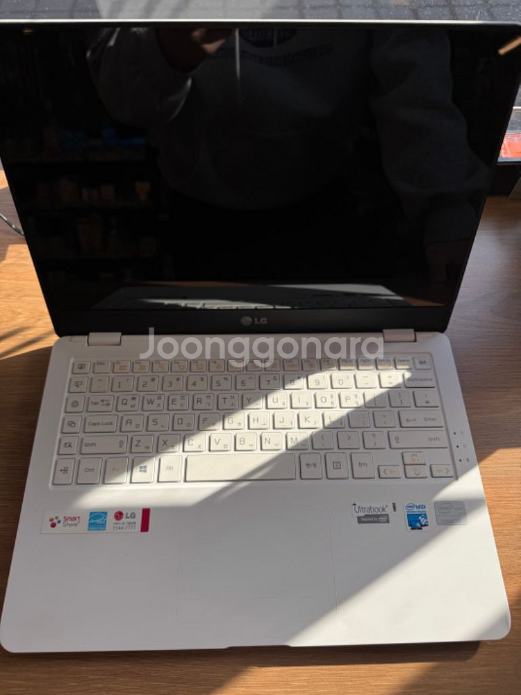 lg z36 노트북+로지텍 마우스+앱코 키보드--1