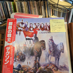 Saxon Crusader.84.jpn.초반.민트급lp