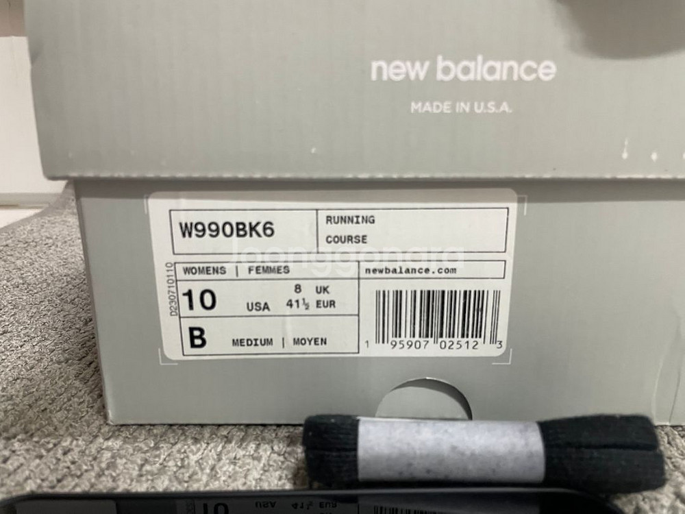 뉴발란스 990v6 블랙 우먼스 270--5