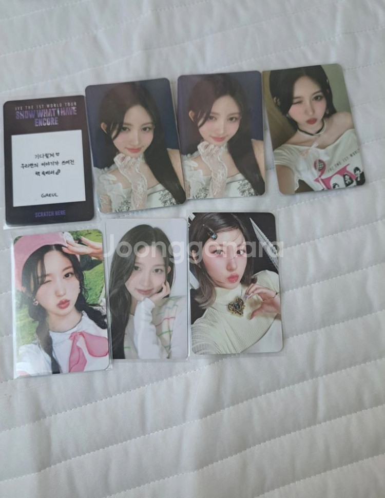 아이브 포카 양도,교환 에스파 포카 굿즈 장원영--4