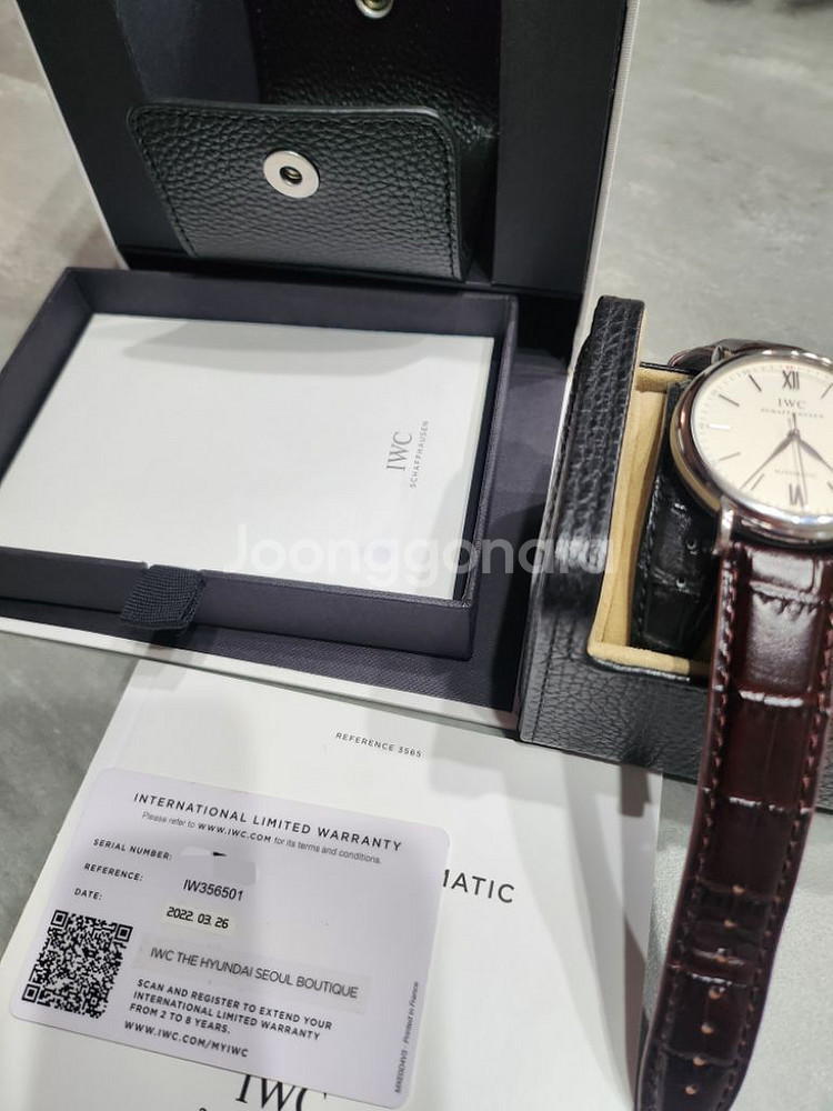 IWC 포르토피노 팝니다--1