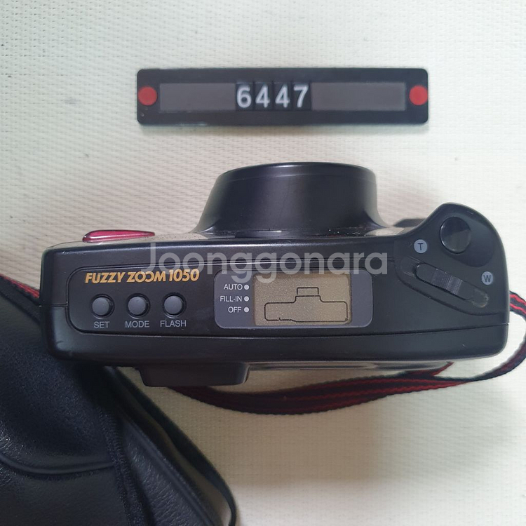 삼성캐녹스 퍼지줌 1050 필름카메라 파우치포함--1
