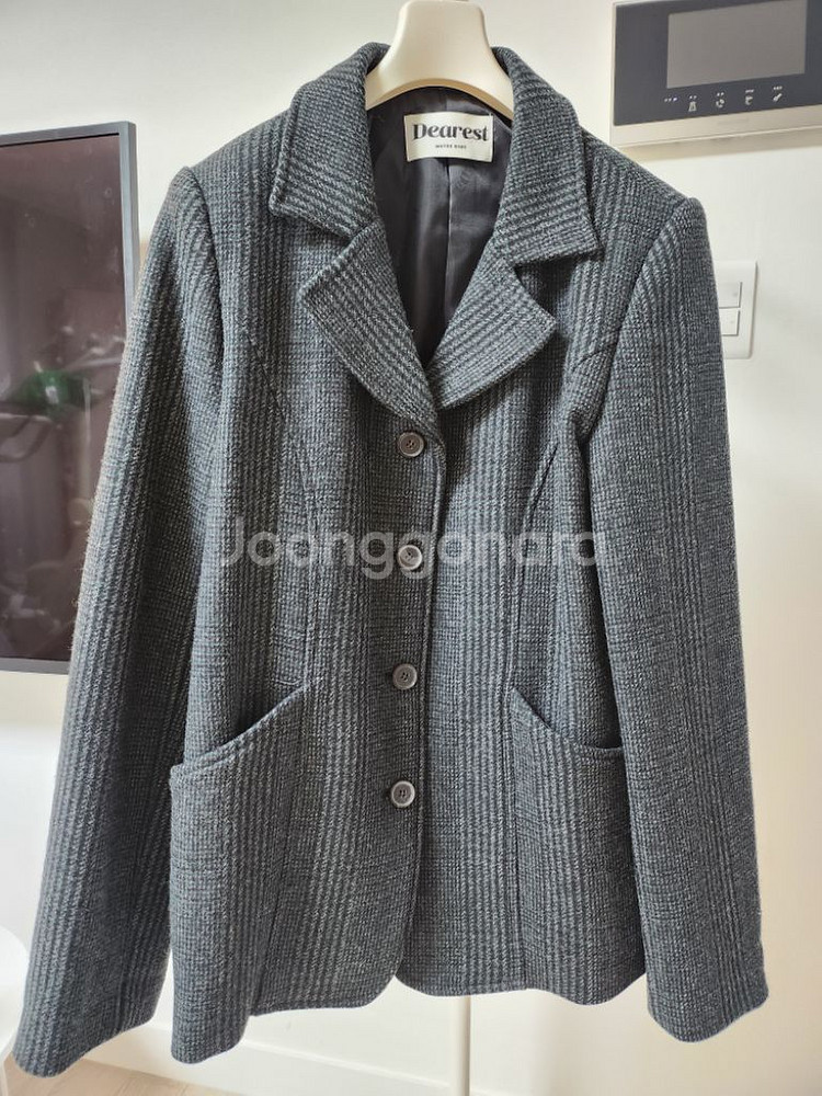 메이비베이비 디어리스트 울자켓 그레이--2