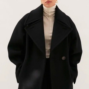 모한 CASHMERE LINE VOLUME COAT