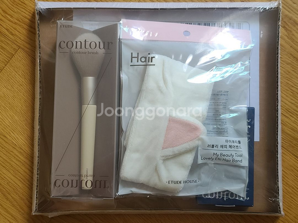에뛰드 하우스 컨투어 브러쉬, 컨투어 파우더, 헤어밴드--1
