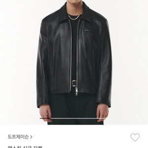 도프제이슨 가죽 레더 자켓 (L) 정가 339,000원