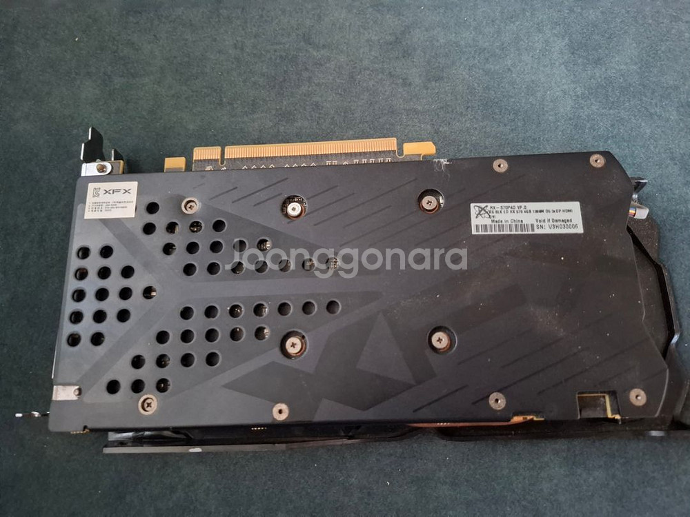 XFX RX570 4GB 그래픽카드 팝니다--2