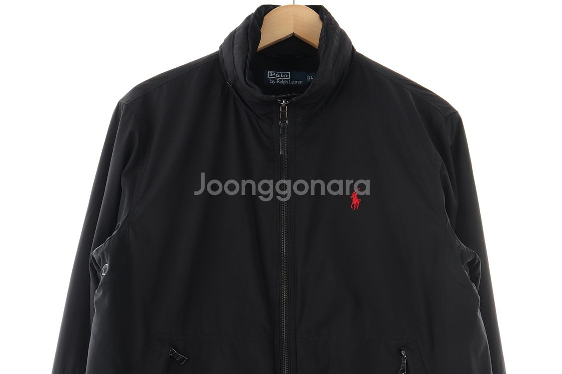 (L) 폴로 랄프로렌 패딩 점퍼자켓 블랙 경량 기본핏--2