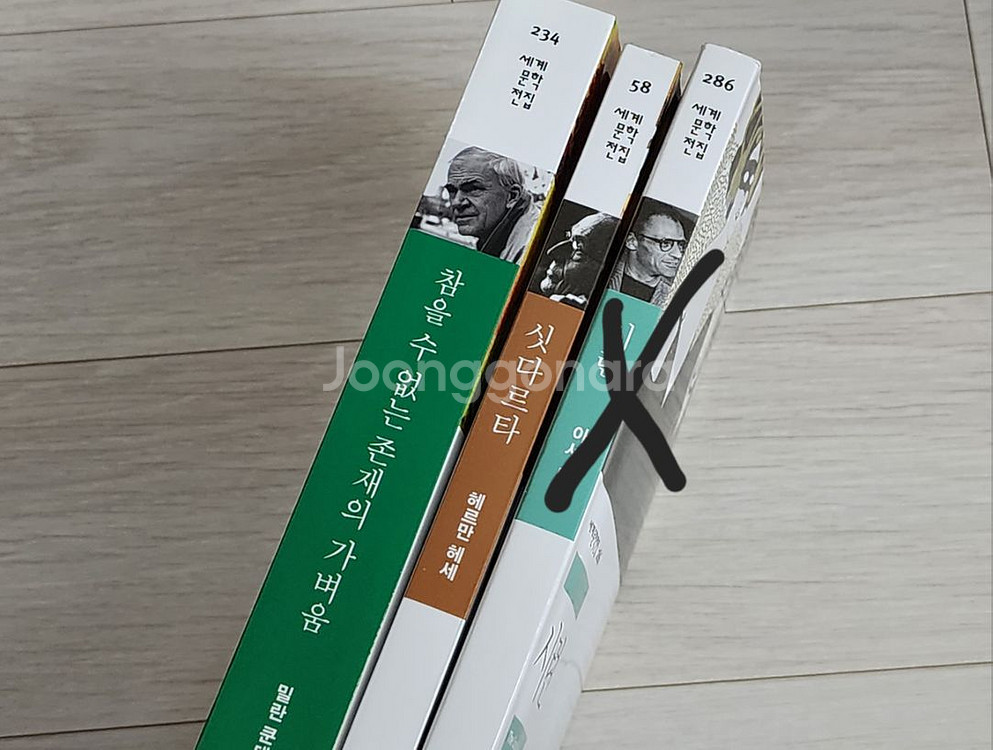 믿음사 세계문학전집 싯다르타, 참을수없는존재의가--1