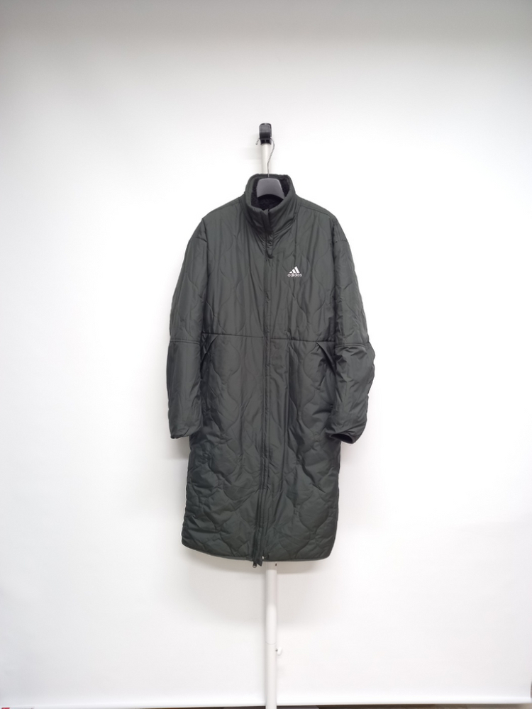 아디다스 리버시블 쉐르파 롱 점퍼 M 남여공용--2