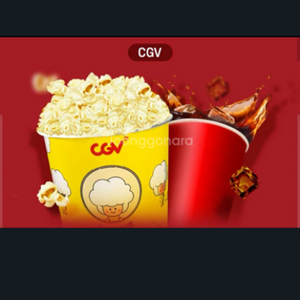 cgv 팝콘L 음료L 판매합니다