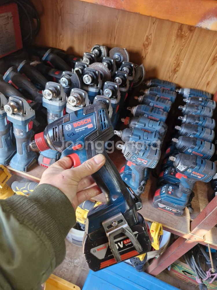 보쉬충전임팩드릴GDX18V 200.드라이버,렌치겸용.2--6