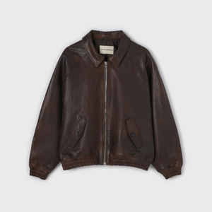 LFM 엘에프엠 Leather Bomber Jacket