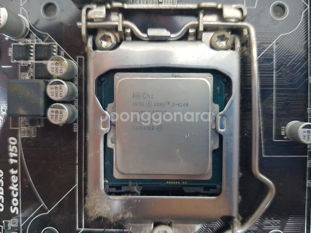 CPU i3-4160 +기가바이트 메인보드 +쿨러--1