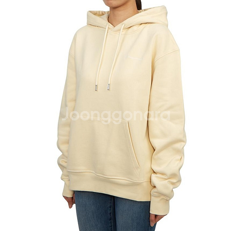 (새상품) 자크뮈스 자수 로고 기모 후드티 XS사이즈--5