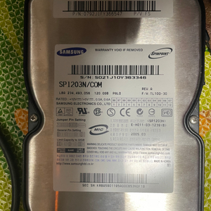 삼성 IDE hdd 하드디스크 120G 120기가