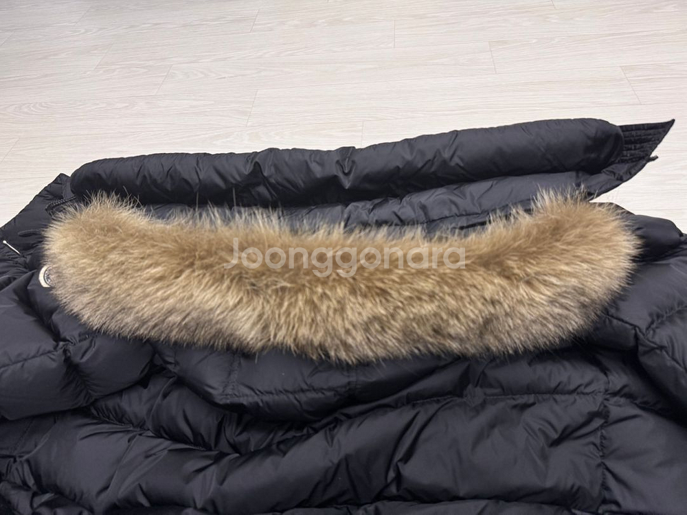[6] 몽클레어 클루니 블랙 패딩 리얼퍼--8