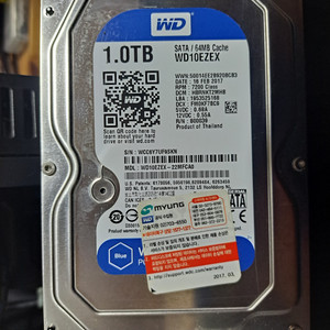 WD BLUE HDD 1TB WD10EZEX 하드디스크