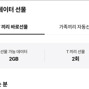 SKT 데이터 2GB