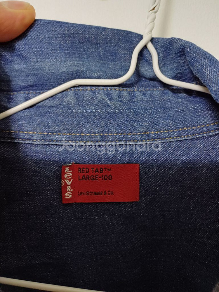 남성 리바이스 레드탭 청남방 (100)--4