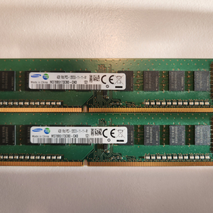 RAM DDR3 4GB PC3-12800U 2개