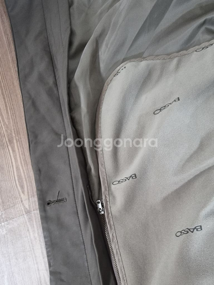 바쏘 클래식 트렌치코트 오버핏 내피 분리형 깨끗한 중고--2