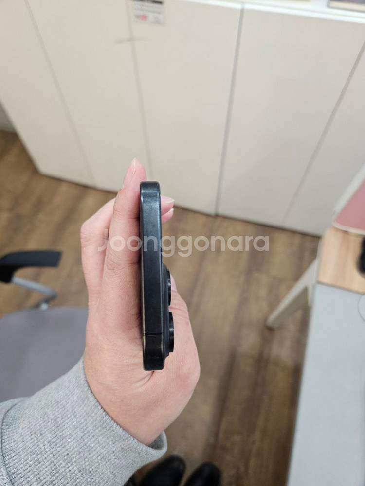 아이폰15프로맥스512 블랙 애케플--4
