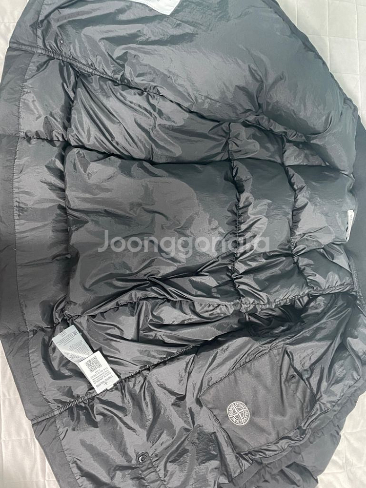 스톤 아일랜드 가먼트 다이드 크링클랩스 NY다운L--8