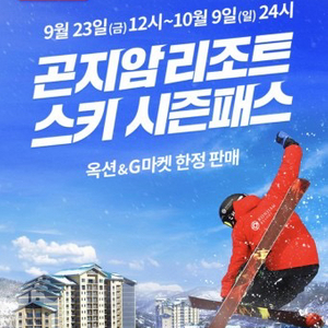 곤지암 주중 시즌권