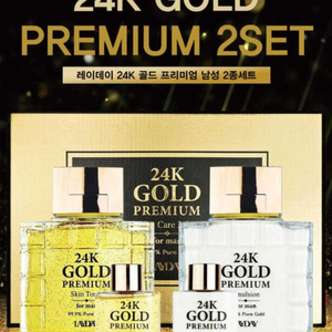 [가격파괴] 레이데이 24K 골드남성2종+휴대용2종세트