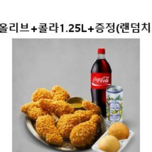 비비큐 황올+치즈볼,콜라 1.25+캔 탄산음료