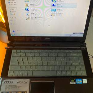 부품용 노트북 (msi X460 DX)