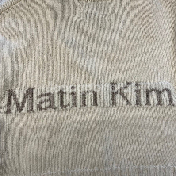 마뗑킴 2024 스티치 울 크롭 가디건--4