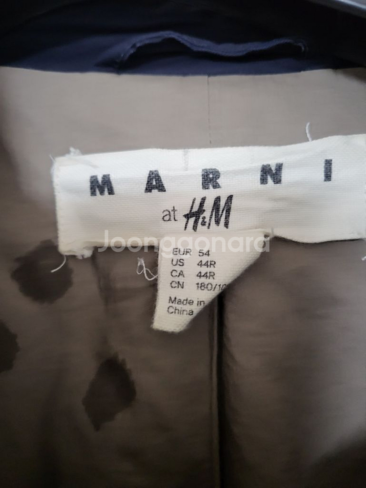 marni x h&m 44R 트렌치코트--1
