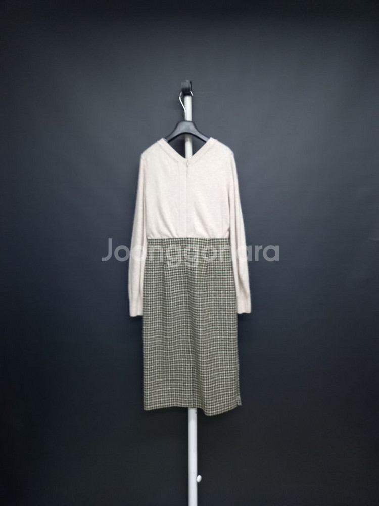 미샤 MICHAA 춘추동 트위드 맥시 롱원피스 55--1