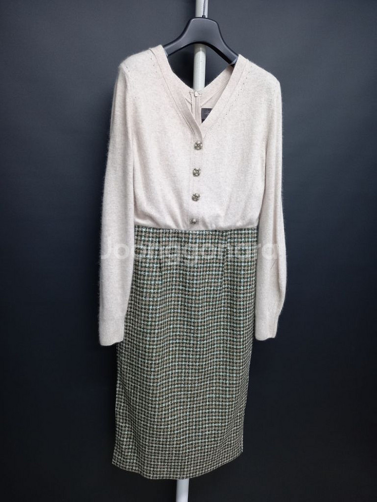 미샤 MICHAA 춘추동 트위드 맥시 롱원피스 55--2