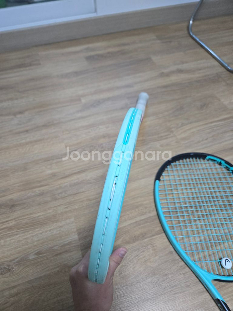 헤드붐 mp 295g 2그립 테니스 라켓 팔어요--3