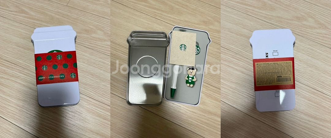 스타벅스 화이트 컵 만년필 볼펜 유리 일본 라이언--2