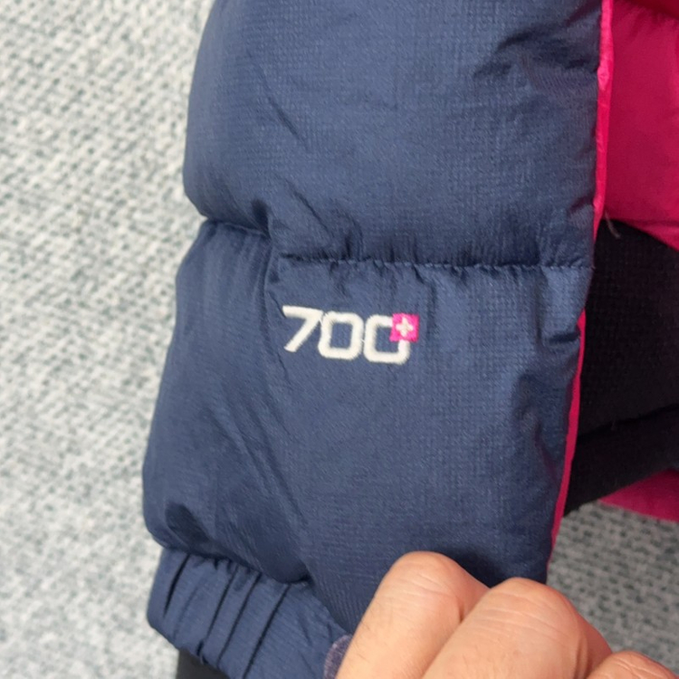 아이더 여성 구스다운 핑크 패딩 S 이미지