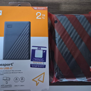 WD NEW My Passport 2TB(파우치포함)