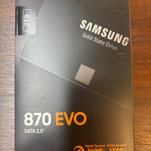 삼성 870 EVO SSD 2TB 새상품