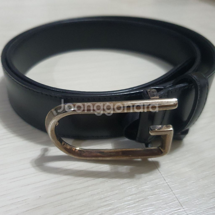 정품 구찌 로고 벨트 80/32--6