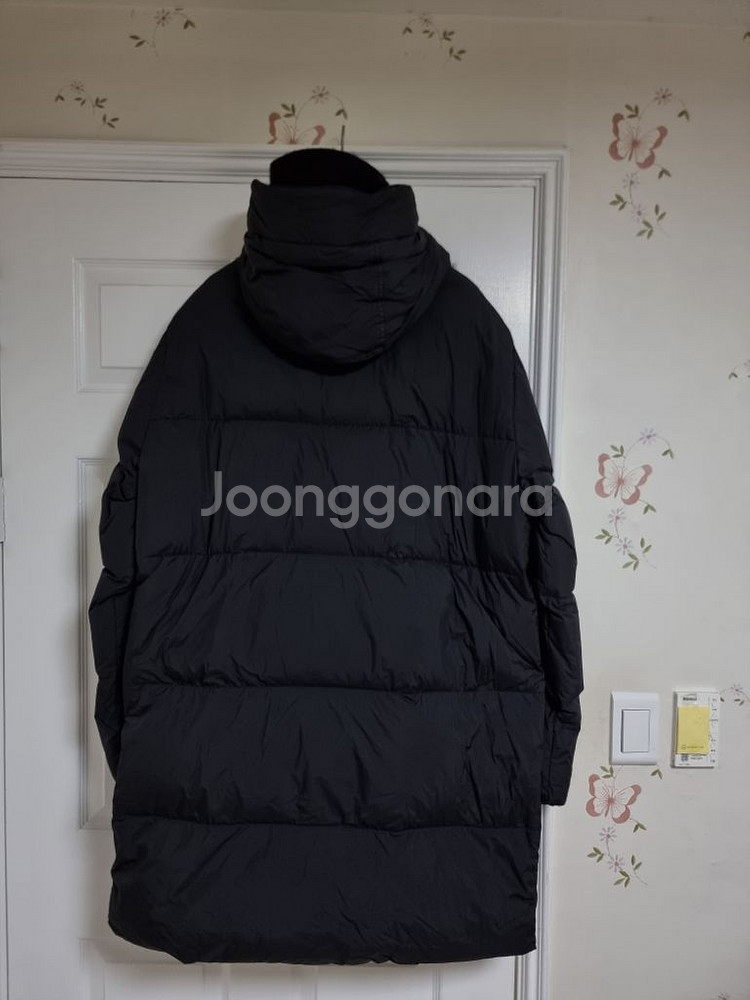 스톤아일랜드 22FW 크링클랩스 롱패딩 블랙--1