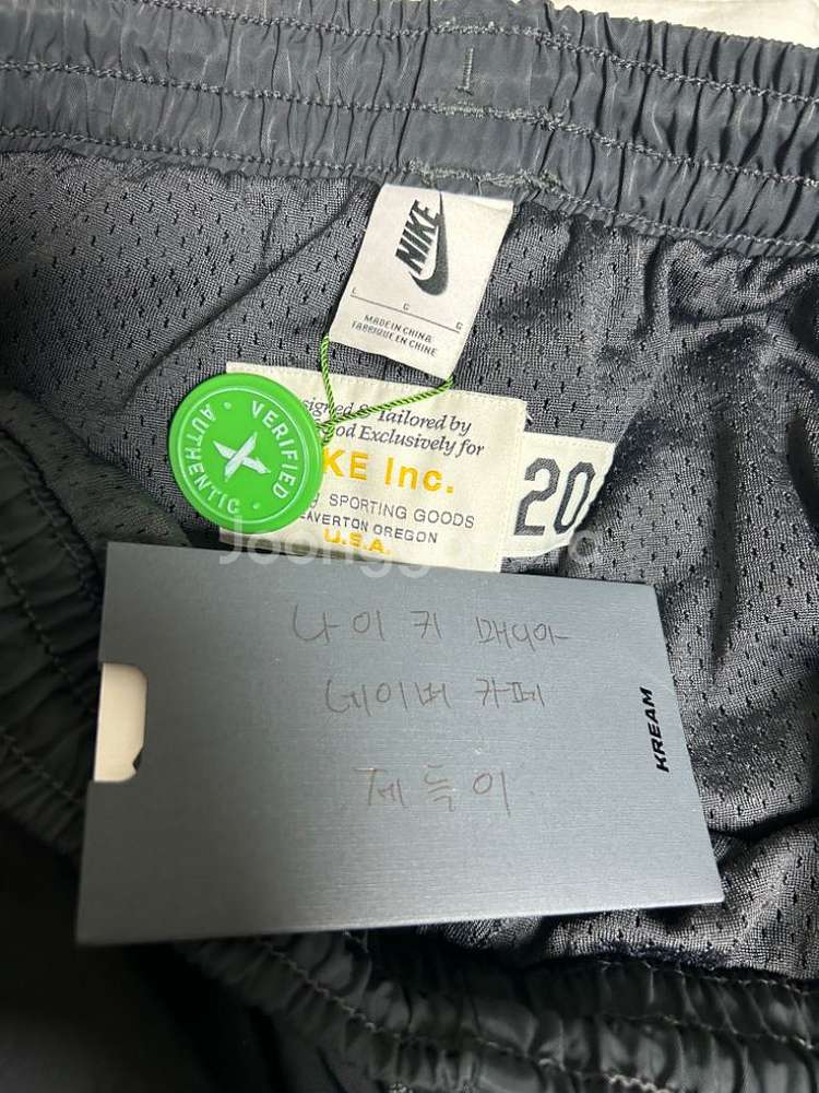 [L] 나이키 x 피어오브갓 웜업 팬츠 오프 느와르--3