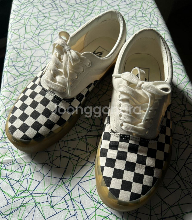 VANS 반스 에라 체커보드 검솔 더블라이트--1
