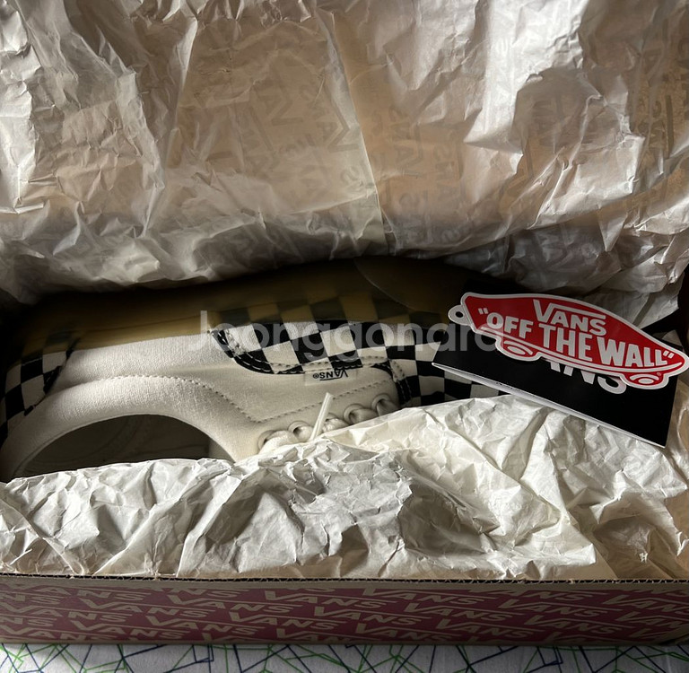 VANS 반스 에라 체커보드 검솔 더블라이트--6