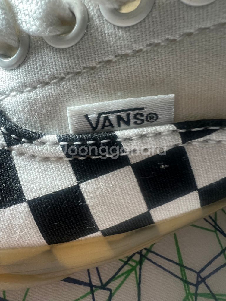 VANS 반스 에라 체커보드 검솔 더블라이트--3