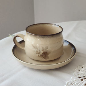 영국 덴비 denby 메모리즈 컵앤소서 빈티지